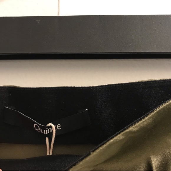 Quince Silk Slip Midi Skirt - Picture 4 of 6